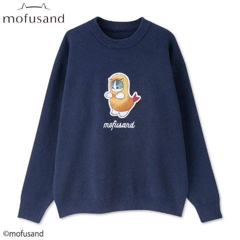 レディース　ニットプルオーバー（mofusand）