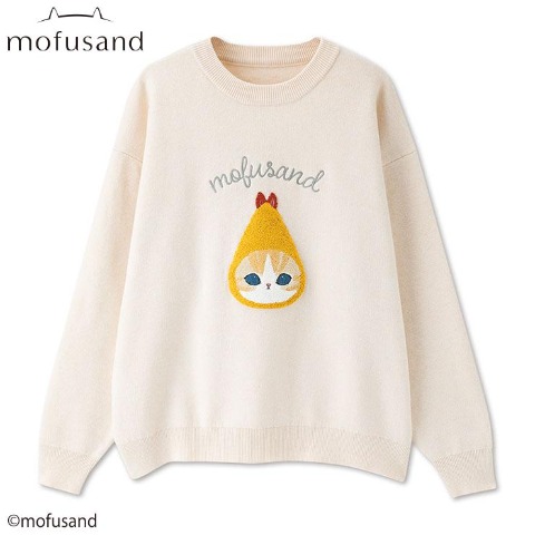 レディース　ニットプルオーバー（mofusand）