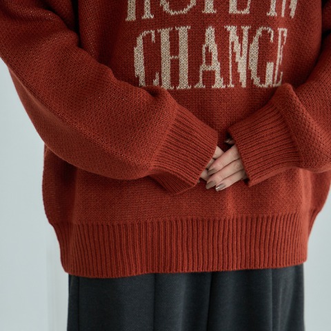 レディース　ニットプルオーバー（田中里奈）