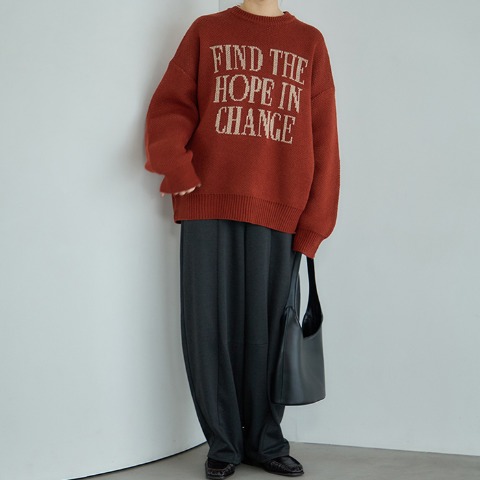 レディース　ニットプルオーバー（田中里奈）