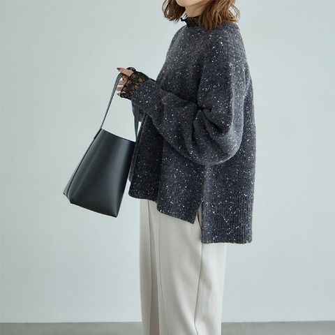 レディース　ニットプルオーバー（田中里奈）