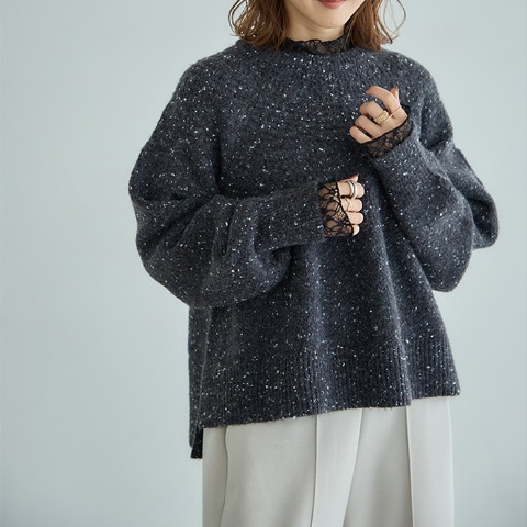 レディース　ニットプルオーバー（田中里奈）