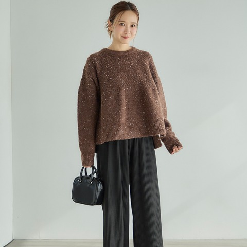 レディース　ニットプルオーバー（田中里奈）