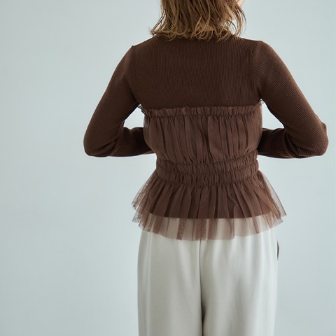 レディース　ニットプルオーバー（田中里奈）