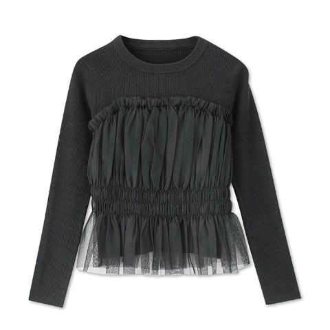 レディース　ニットプルオーバー（田中里奈）