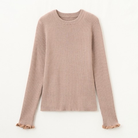 レディース　ニットプルオーバー（きなこっこ）