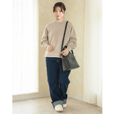 レディース　ニットプルオーバー（ヘビロテ×yumi）