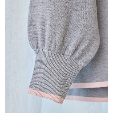 レディース　ニットプルオーバー（ヘビロテ×yumi）