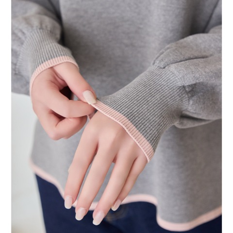 レディース　ニットプルオーバー（ヘビロテ×yumi）