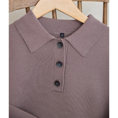 レディース　ニットプルオーバー（ヘビロテ×yumi）