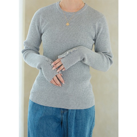 レディース　ニットプルオーバー（yumi）