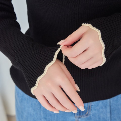 レディース　ニットプルオーバー（yumi）