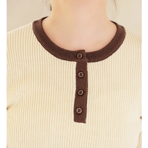 レディース　ニットプルオーバー（yumi）