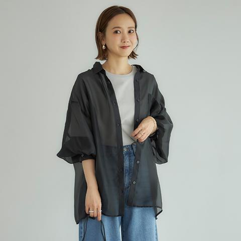 レディース　シアーシャツ（田中里奈）