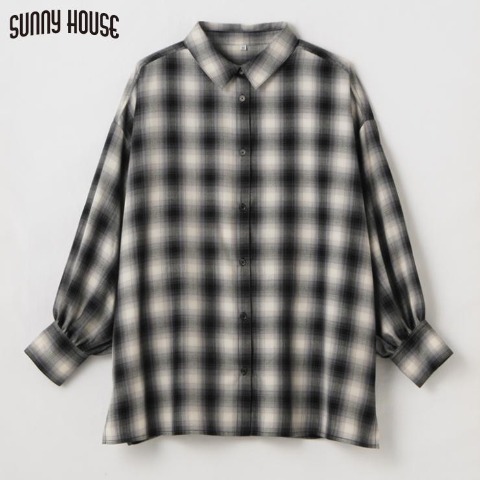レディース　チェックシャツ（SUNNY HOUSE）