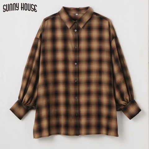 レディース　チェックシャツ（SUNNY HOUSE）