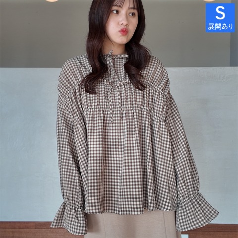 レディース　ブラウス（きなこっこ）