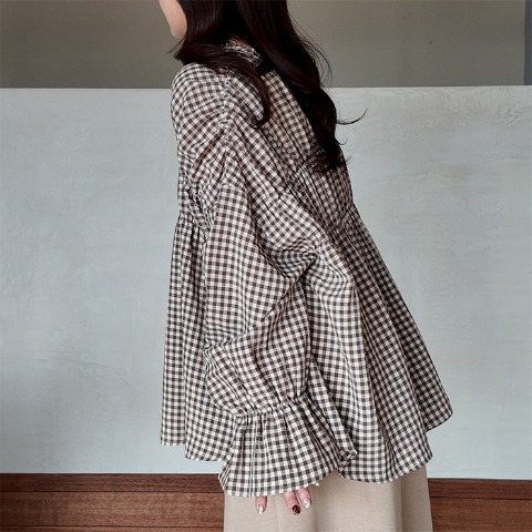 レディース　ブラウス（きなこっこ）