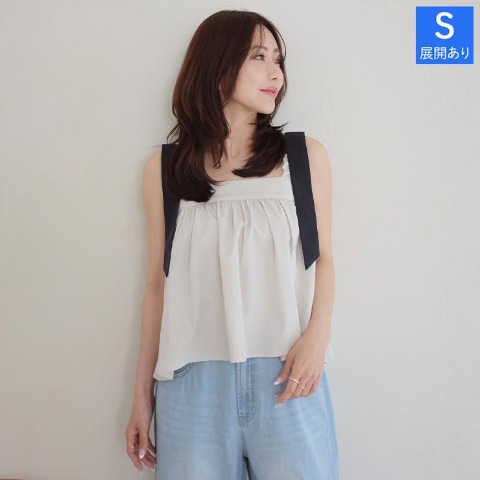 今週のみ　ふんわり　トップス LOWRYS FARM（ローリーズファーム） ブラウス シャツ ヨウリュウ