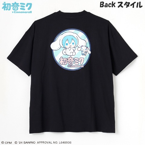 レディース　Tシャツ（初音ミク×サンリオキャラクターズ）