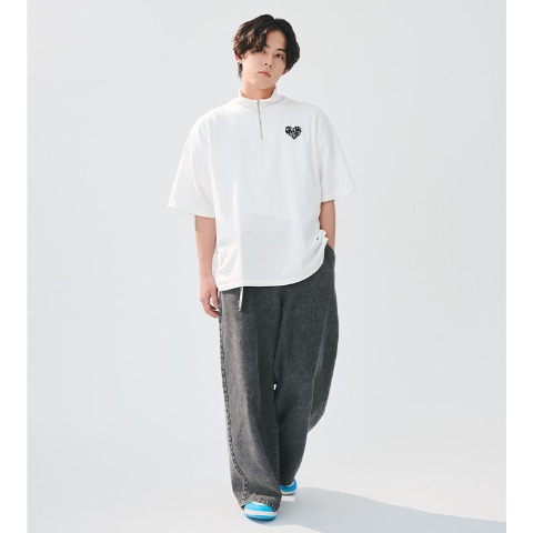 レディース　デニムハートロゴプルオーバー（今日、好きになりました。）