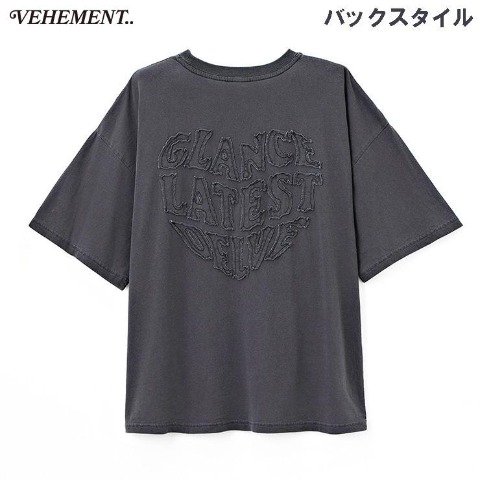 レディース　ピグメント加工ハートロゴプルオーバー（今日、好きになりました。）