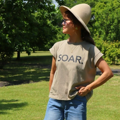 レディース　ボックスシルエットTシャツ（Nozomi）