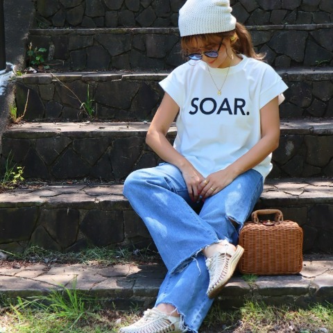レディース　ボックスシルエットTシャツ（Nozomi）