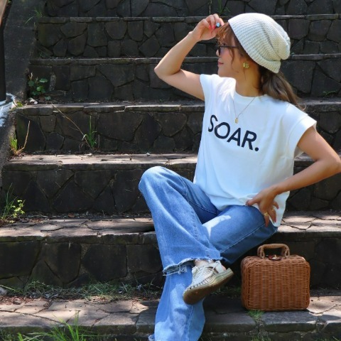 レディース　ボックスシルエットTシャツ（Nozomi）