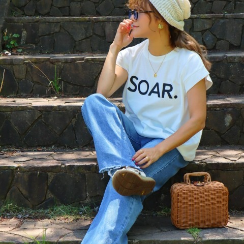 レディース　ボックスシルエットTシャツ（Nozomi）
