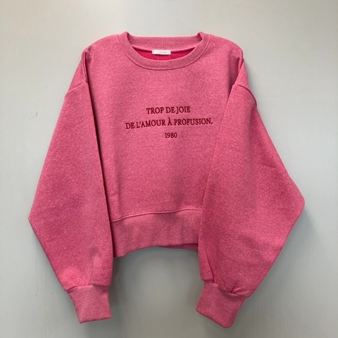 レディース　フロント刺繍プルオーバー(miyu)