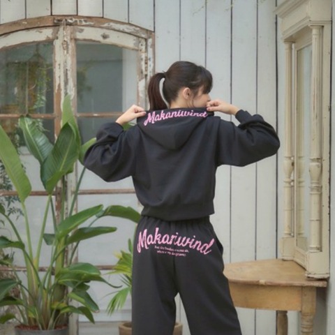 レディース　パーカ（2PINK）