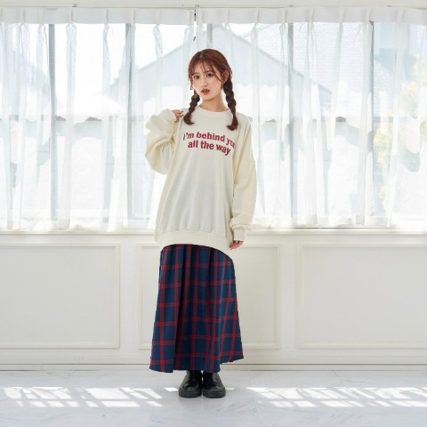 レディース　発泡ロゴプルオーバー（Rui）