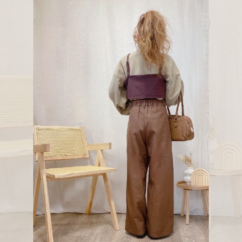 レディース　起毛プルオーバー＋ビスチェ（akane）