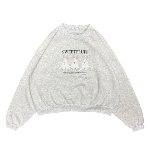 レディース　うさぎプリントプルオーバー（ちょこび）