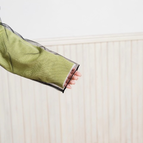 レディース　襟付きチュールシャツ（Taiyou）