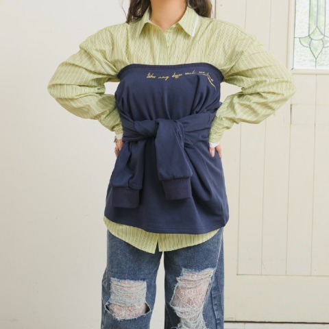 レディース　2WAYロゴプルオーバー(Taiyou)