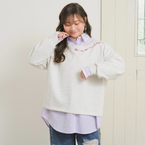 レディース　2WAYロゴプルオーバー(Taiyou)