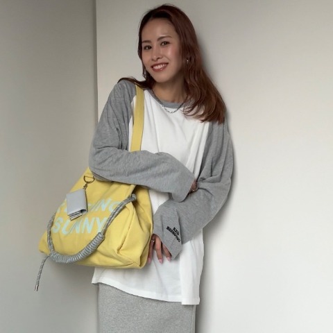 レディース　ラグラン配色プルオーバー（saori）