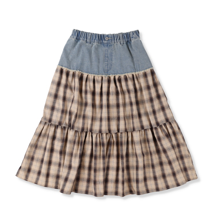 パッチワーク スカート 撥水 ハーフパンツ レディース ロングスカート 