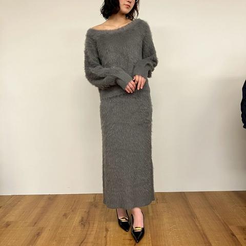 レディース　ニットスカート（あざと女子）