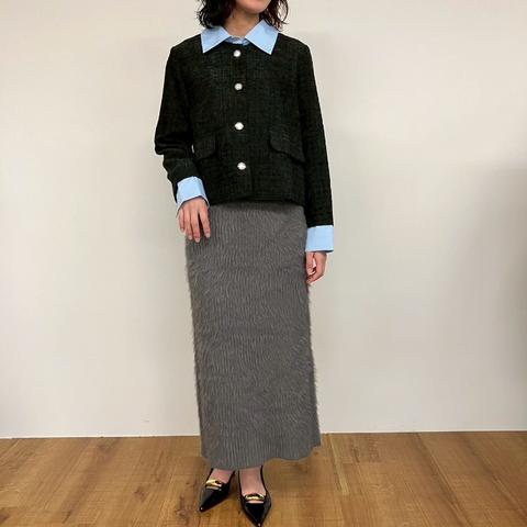 レディース　ニットスカート（あざと女子）