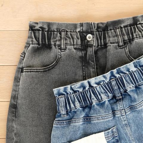 レディース　裏起毛デニムナロースカート（yuki×Taiyou）