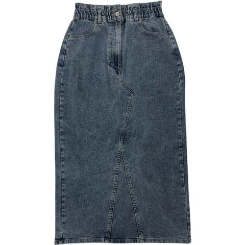 レディース　裏起毛デニムナロースカート（yuki×Taiyou）