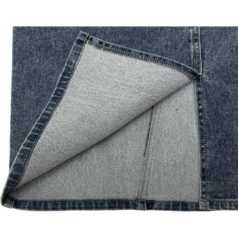 レディース　裏起毛デニムナロースカート（yuki×Taiyou）