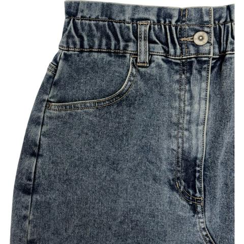 レディース　裏起毛デニムナロースカート（yuki×Taiyou）