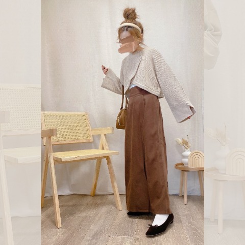 レディース　ウェーブデザインスカート（akane）