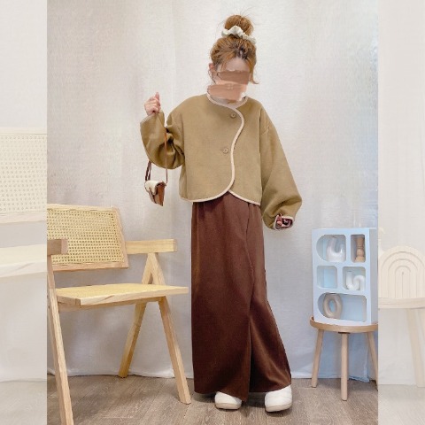 レディース　【低身長さん向け】ウェーブデザインスカート（akane）