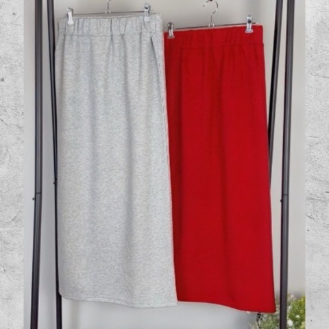 レディース　カラーナロースカート（NATSUMI）