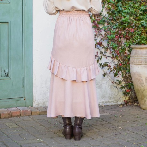 レディース　ラッフルデザインスカート（maki）